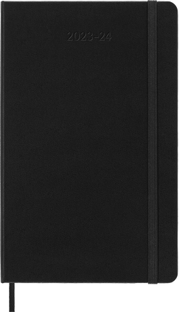 Classic Planner 2023/2024 Large Weekly, hard cover, 18 months, ブラック - 正面