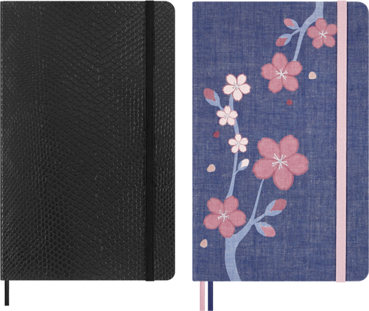 Sakura Luxury Collector's Box Two Sakura Notebooks and two Kaweco pens - Side view
