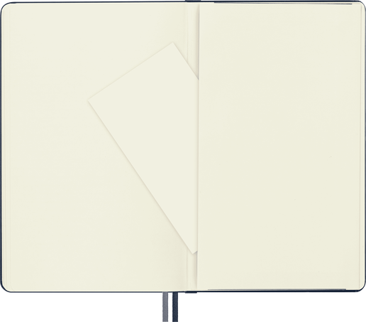 Classic Notebook Expanded Hard Cover, Sapphire Blue - Side view