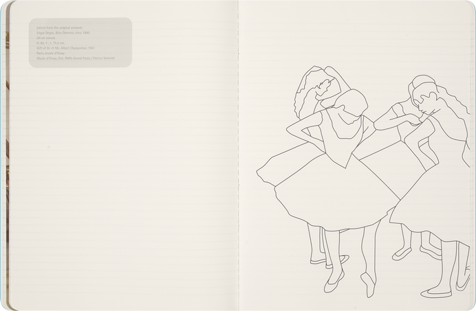 CAHIERS XL RULED - MUSEE D'ORSAY SKU5