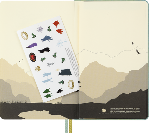 LE LOTR NTBK L RUL LEGOLAS GIMLI NO BOX