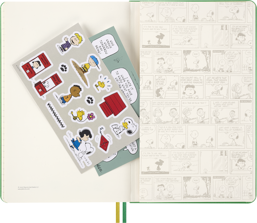 Peanuts Planner 2026 Daily, hard cover, 12-Month, Large - Side view