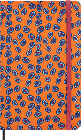 シルクダイアリー Silk 12か月 ウィークリー ダイアリー ,ラージ ハードカバー（オレンジ）,ギフトボックス, オレンジ - 正面
