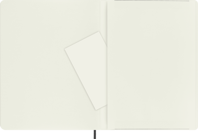 Classic Notebook Soft Cover, Black - Side view