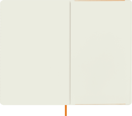 Precious & Ethical Notebook Vegan Soft Cover, Ruled, Orange - Side view