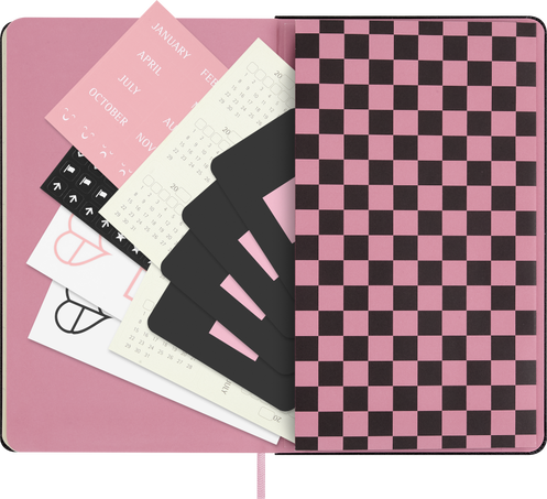 UNDATED LARGE PLANNER WITH BOX-BLACKPINK