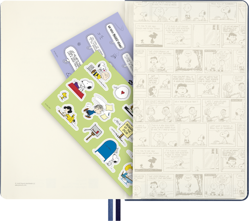 NOTEBOOK SNOOPY RULED L HARD WITH BOX