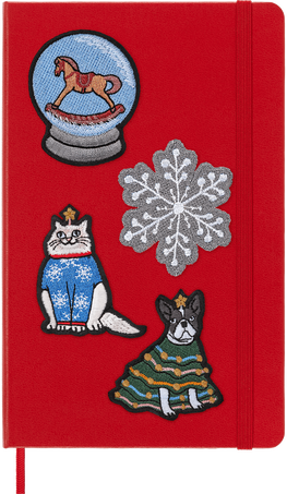 Stick-on Patch by Karen Mabon Stick to joy, Cat - Back view