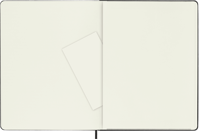 Classic Notebook Hard Cover, Black - Side view