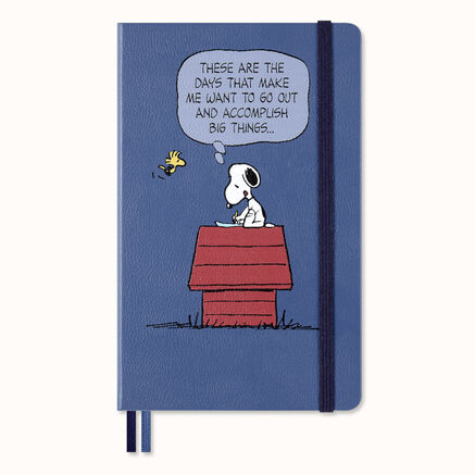 NOTEBOOK SNOOPY RULED L HARD WITH BOX