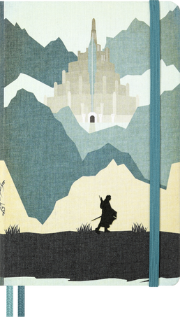 LE LOTR NTBK LARGE RULED ARAGORN W/BOX