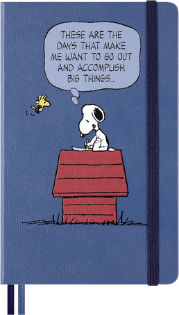 NOTEBOOK SNOOPY RULED L HARD WITH BOX