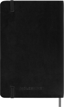 Smart notebook Pocket Soft cover, ruled, ブラック - 背面