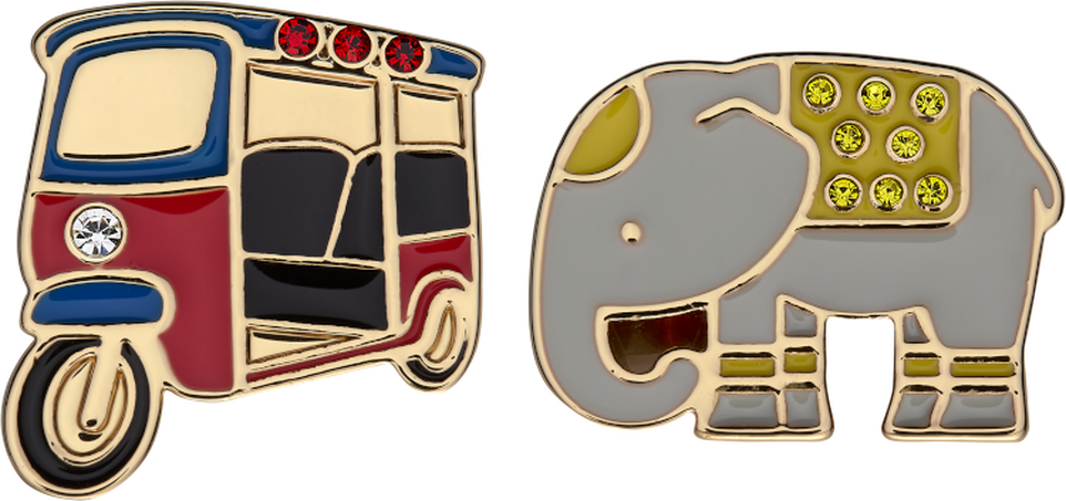 PINS COUNTRY THAILAND BOX OF 2