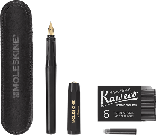 Fountain Pen and Case Moleskine x Kaweco, ブラック - 背面
