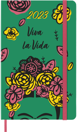 Frida Kahlo Planner 2023 12-Month, Daily - Front view