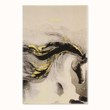 HORSE – 12M WKLY PLANNER BOX_CALLIGRAPHY