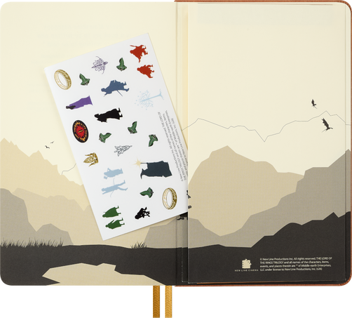 LE LOTR NTBK L PLAIN FRODO SAM NO BOX