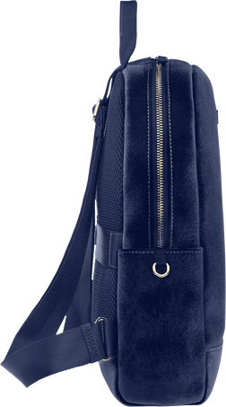 TEXTILE BACKPACK VELVET BLUE SAPPHIRE