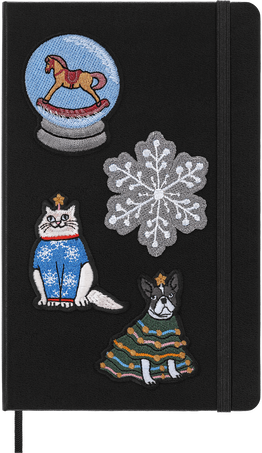 Stick-on Patch by Karen Mabon Stick to joy, Cat - Side view