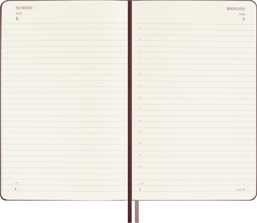 Wizarding World Harry Potter Limited Edition 12-Month Daily Diary/Planner, Large, Hard Cover - Side view