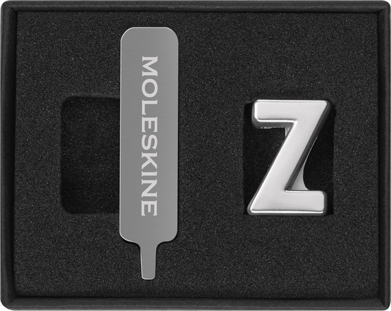 Letters and Symbols Z, Silver - Front view