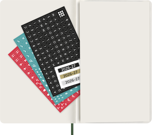 18M WKLY NTBK LG MYRTLE GREEN SOFT