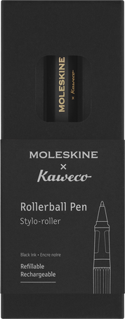 水性ボールペン モレスキン x Kaweco, ブラック, ブラック - 背面