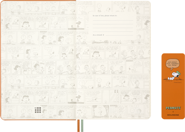 Peanuts Planner 2026 Weekly, hard cover, 12-Month, Large - Side view