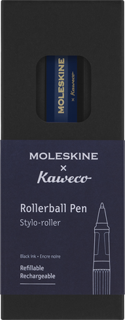 水性ボールペン モレスキン x Kaweco, サファイアブルー, サファイアブルー - 背面