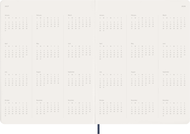 ESSENTIAL PLANNER WKLY VER XXL S. BLUE