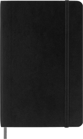Smart notebook Pocket Soft cover, ruled, ブラック - 正面