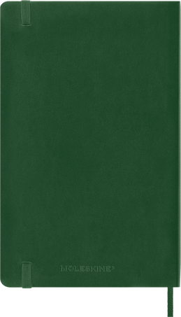 Classic Planner 2025 Large Daily, soft cover, 12 months, Myrtle Green - Back view