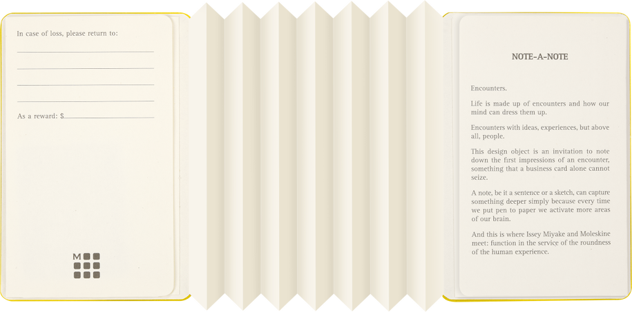 BUSINESS CARD HOLD. YELLOW ISSEY MIYAKE