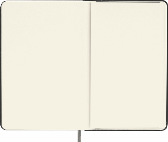Smart notebook Pocket Hard cover, ruled, ブラック - 横