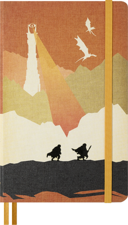 LE LOTR NTBK L PLAIN FRODO SAM NO BOX