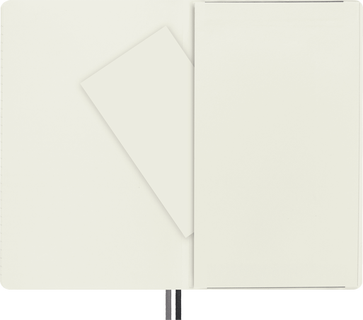 Classic Notebook Expanded Soft Cover, Black - Side view