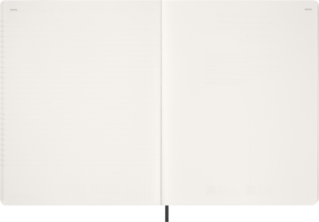 ESSENTIAL PLANNER WKLY VERT XXL BLACK