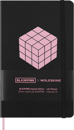 UNDATED LARGE PLANNER WITH BOX-BLACKPINK