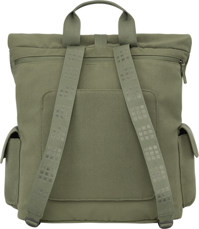 Legendary Travel Backpack Rolltop, Military Green, Green - Side view
