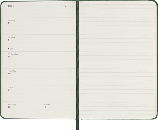 12M WKLY NTBK PK MYRTLE GREEN HARD