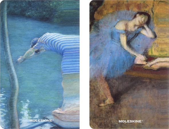 Impressions of Impressionism カイエジャーナル ラージサイズ、無地のカイエジャーナル2冊セット - 背面
