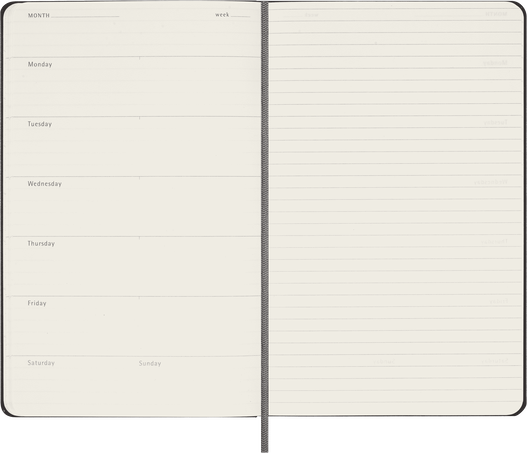 UNDATED WKLY NTB LG BLACK