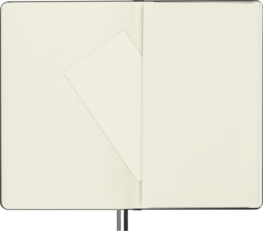 Classic Notebook Expanded Hard Cover, Black - Side view