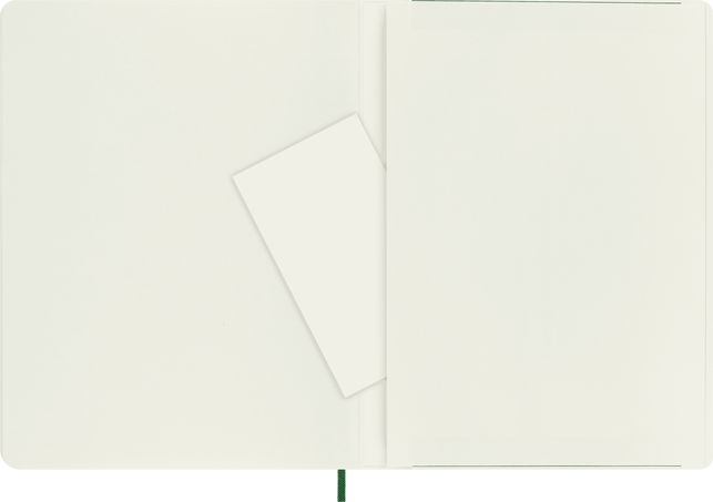 Classic Notebook Soft Cover, Myrtle Green - Side view