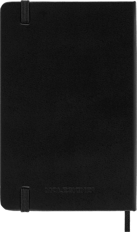Classic Notebook Hard Cover, Black - Side view