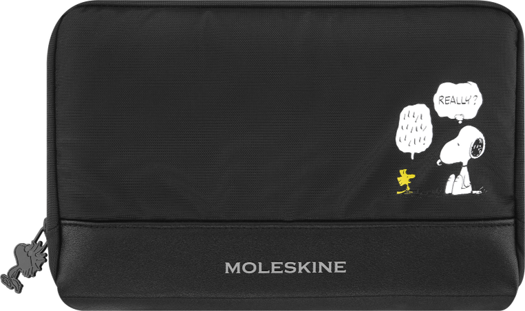 Peanuts Collector's Box Notebook, cahier, sticky notes, pouch & pencils - Side view