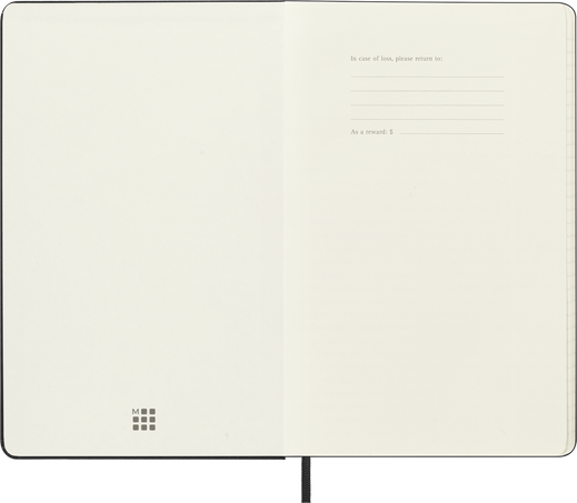 18M WKLY HOR LG BLK HARD