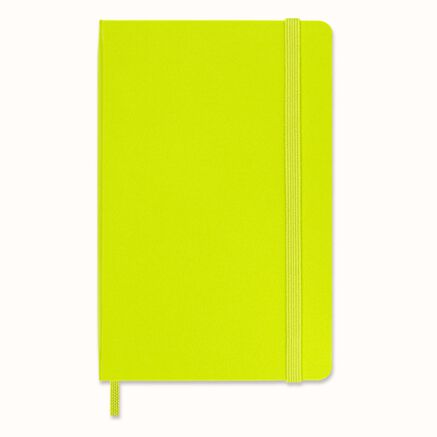 NOTEBOOK PK RUL HARD LEMON GREEN