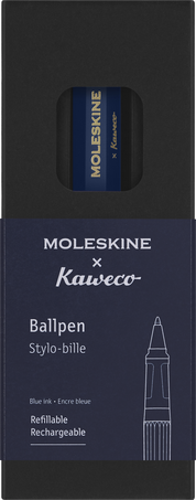 ボールペン モレスキン x Kaweco, サファイアブルー, サファイアブルー - 背面